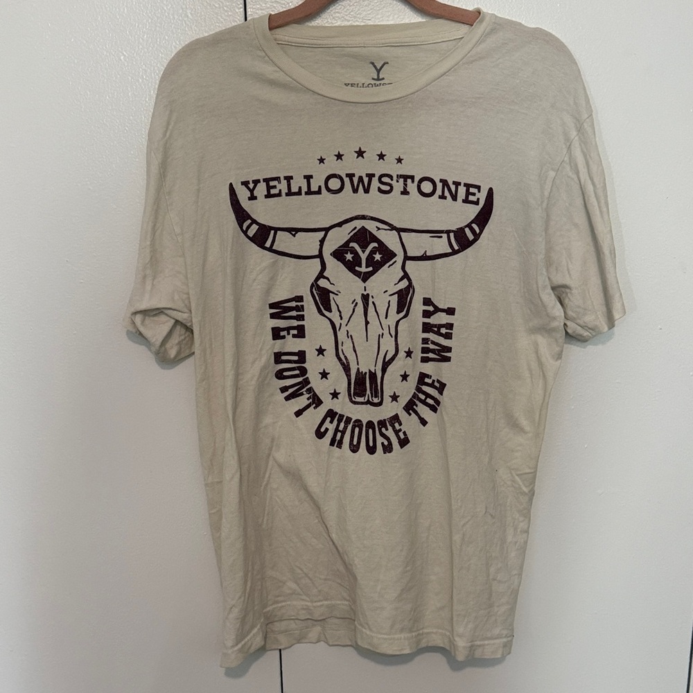 Yellowstone Cream Graphic Tee